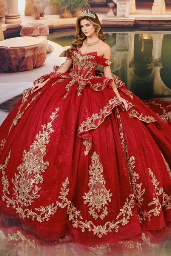 Princesa by Ariana Vara Style #PR30193 #8 Champagne/Gold thumbnail