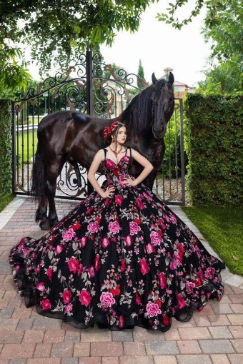 House of Wu Style #80013 #0 default Black/Peony thumbnail