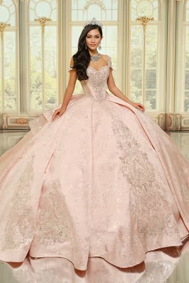 Princesa by Ariana Vara Style #pr30201 #0 default Blush/Light Gold thumbnail