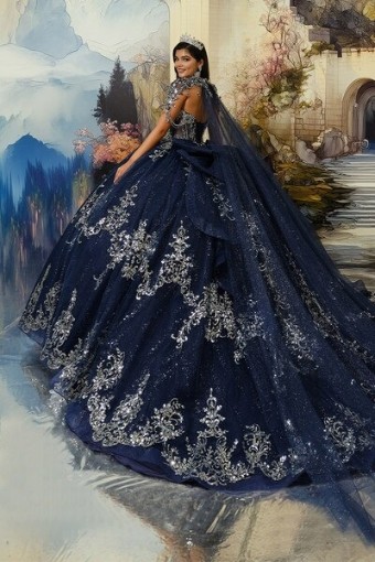 Princesa by Ariana Vara Style #PR30223 #8 Lilac/Silver thumbnail