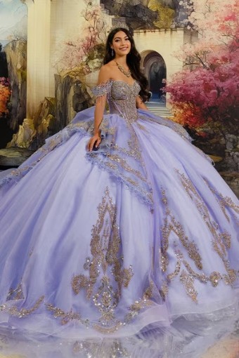 Princesa by Ariana Vara Style #PR30226 #8 Champagne/Gold thumbnail