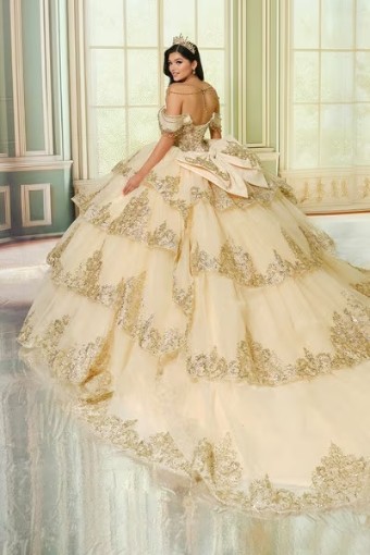 Princesa by Ariana Vara Style #pr30205 #1 Champagne/Gold thumbnail