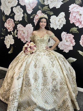 Maggie By Alborada Style #Majestic Elegance #0 default Champagne/Red thumbnail