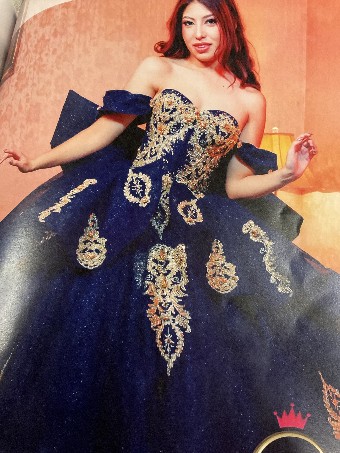 Maggie By Alborada Style #Dina #0 default Navy Blue thumbnail