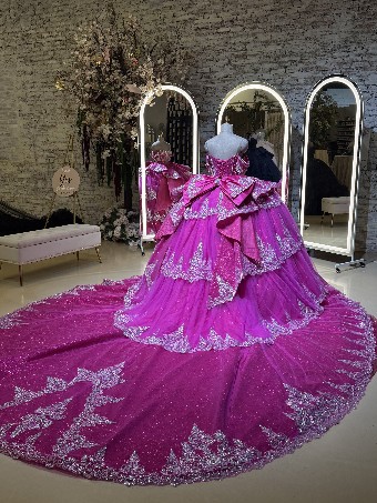 Maggie By Alborada Style #Magenta dress #1 default Magenta thumbnail