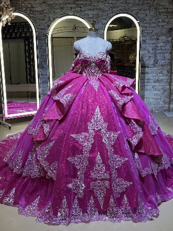 Maggie By Alborada Style #Magenta dress #0 default Magenta thumbnail