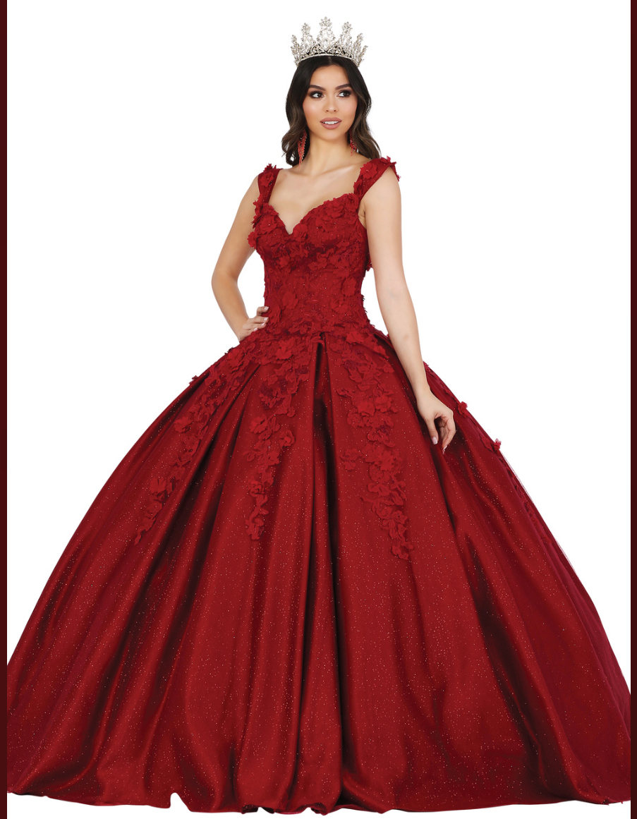 dancing queen burgundy dress Quinceanera Dress 1447 by Dancing Queen Burgundy / XSmall main image 1