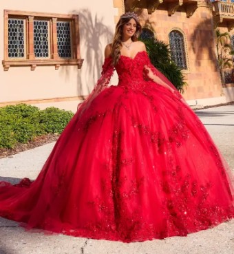 Princesa by Ariana Vara Style #PR30116 #5 Red thumbnail